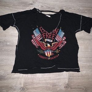 Streetwear Distressed Top